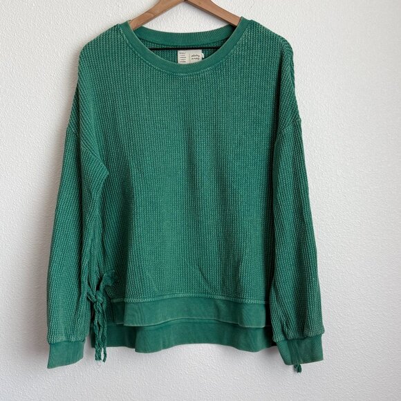 Anthropologie Saturday Sunday Aliana Waffle Pullover - Picture 1 of 9